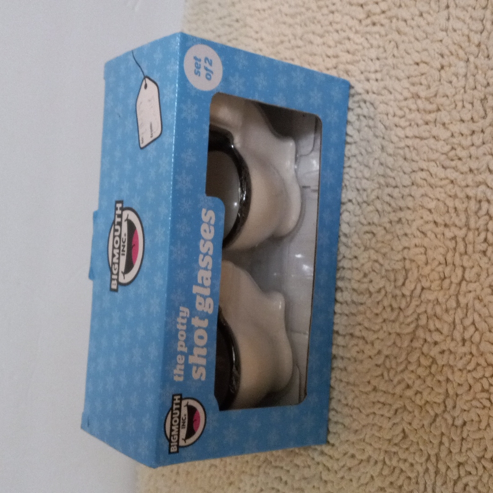 Big Mouth Inc. The Potty Shot Glass Set Ceramic